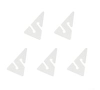 Lot de 5 marqueurs de flèche triangulaires pour une utilisation dans la plongée sous-marine comme indicateurs de corde de guidage pour une navigation sûre (triangle blanc)