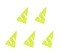Lot de 5 marqueurs de plongée pour plongée sous-marine avec flèches triangulaires et lignes rondes pour une meilleure visibilité sous l'eau (triangle jaune)
