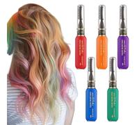 Lot de 5 mascaras pour cheveux pour filles, extraction végétale, formule soluble dans l'eau, facile à colorer, convient pour carnaval, Halloween, jeu de rôle, fête, etc. (5 couleurs)