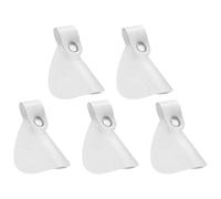 Lot de 5 masques de protection respirants, tissu confortable bloquant les UV, noir, blanc, texture douce, pour les activités de plein air, hommes et femmes, 5 pièces fiables
