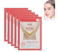 Lot de 5 masques V Line, raffermissant en V pour le visage, patch de lifting du visage, réducteur de forme du visage, double menton, masque facial en V pour ligne de menton lifting up