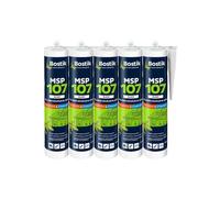 Lot de 5 mastics multi-usages colle et joint BOSTIK MSP 107 - blanc - 290ml