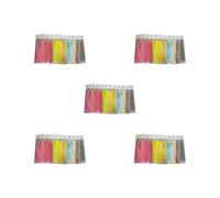 Lot de 5 matériaux de fixation de mouche - Accessoires de pêche à la mouche - Fabrication de leurres