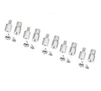 Lot de 5 matrices de rivets à double capuchon - 5 mm, 6 mm, 7 mm, 9 mm, 11 mm - Outil de réglage pour machine manuelle