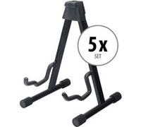 5x Stand Support Pied Universal Guitare Acoustique Electrique Classique Noir Set