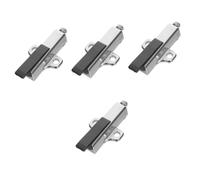 Lot de 5 mécanismes de porte d'armoire à fermeture douce - Bloque le bruit, loquet de porte d'armoire facile à installer, ajustement universel pour une fermeture fluide et silencieuse, idéal pour la