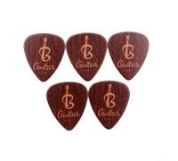 Lot de 5 médiators en celluloïd pour guitare électrique acoustique offrant un point équilibré et une attaque contrôlée pour des scénarios de jeu dynamiques (0,71 mm)