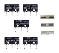 Lot de 5 micro-commutateurs de rechange pour souris Razer Logitech Apple MS Mouse D2FC-F-7N (10 m)