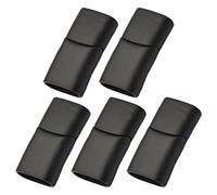 Lot de 5, Micro Fermoirs à Bijoux Magnétiques Lacets Bracelet Connecteurs Boucles Fermetures Porte-clés Cordon, Noir S