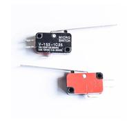 Lot de 5 micro-interrupteurs de fin de course 15 A, bouton-poussoir SPDT momentané à longue poignée, référence V-151-1C25/152/153/154/155/156(153)