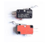 Lot de 5 micro-interrupteurs de fin de course 15 A, bouton-poussoir SPDT momentané à longue poignée, référence V-151-1C25/152/153/154/155/156(154)
