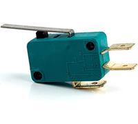 Lot de 5 micro-interrupteurs de fin de course 16 A 250 V 125 V NO + NC 6,3 mm 3 broches SPDT Micro interrupteur 28 mm 52 mm Arc Roller Levier Tactile Microswitch (couleur : Kw7-1) interrupteur industr
