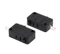 Lot de 5 micro-interrupteurs KW1-103 à 2 broches, 16 A, 250 V, for porte de four à micro-ondes, lave-linge et cuiseur à riz.