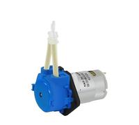 Lot de 5 micro-pompes péristaltiques Kamoer NKP, moteur CC 6 V/12 V/24 V, pompe doseuse à faible débit avec tube bleu/BPT(B06,6V Straight)