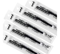 Lot De 5 Mines De Recharges Unies Umr - 87 Pour Signo Uni - Ball 207 (Bleu), Noir, 1