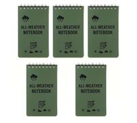 Lot de 5 mini blocs de papier à lettre imperméable pour toutes les saisons