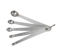 Lot de 5 mini cuillères à mesurer en acier inoxydable pour la cuisine et la pâtisserie