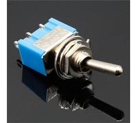 Lot de 5 mini interrupteurs à bascule M-TS-103 à 3 broches SP3T ON-OFF-ON 6A 125V 3A250VAC