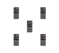 Lot de 5 mini lecteurs MP3 MP4 radio pour camping, course à pied, sport, portable, compatible Bluetooth 5.0, lecteur de livre électrique 8 G