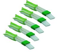 Lot de 5 mini plumeaux pour grille d'aération de voiture, nettoyeur et brosse de climatisation automobile, collecteur de poussière, chiffon de nettoyage pour clavier, fenêtre, volet roulant