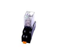 Lot de 5 mini relais à usage général MY2P HH52P MY2NJ 12 V 24 V CC / 110 V 220 V CA avec base de prise(DC 24)