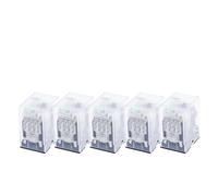 Lot de 5 mini relais électromagnétiques intermédiaires MY4NJ HH54P MY4N-J 14 broches AC 12 V 24 V 36 V 48 V 110 V 220 V 380 V(DC,220V)