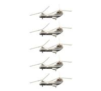 Lot De 5 Modèles D'hélicoptères Militaires CH-46 Sea Knight en Résine - Modèle 3D À L'échelle 1/2000, 1/700, 1/400 Et 1/350 for Affichage Diorama(1/350(72mm))