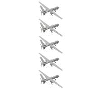 Lot De 5 Modèles en Résine À Faire Soi-même MQ-9 Reaper UAV 1/2000-1/350 Échelle Drone Modèle Avion Affichage Modèle Militaire for Collection De Loisirs Créatifs(1/2000 (8mm))