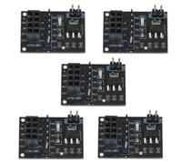 Lot de 5 modules adaptateurs sans fil NRF24L01 3,3 V, nouvelle plaque de prise pour