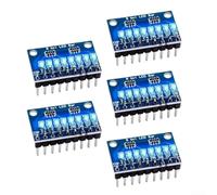 Lot de 5 modules d'affichage LED double couleur à 8 chiffres Bleu et rouge DC 3-24 V cathode anode commune pour projets MCU ARM pour imprimante 3D Kit de démarrage prêt à l'emploi (anode bleue)