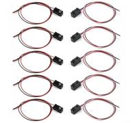 Lot de 5 modules de capteur de faisceau de coupure infrarouge 3/5 mm Commutateur photoélectrique NPN/NO 25 cm Détection pour Arduino PLC Relais Contrôle Industriel Automation (3 mm-25 cm)
