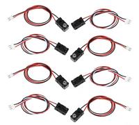 Lot de 5 modules de capteur de faisceau infrarouge avec 3 mm pour interrupteur photoélectrique LED infrarouge, DC 3-5 V pour Arduino, réponse de 2 ms, distance de détection de 25 cm (25 cm)