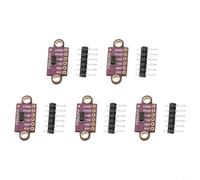 Lot de 5 modules de capteur infrarouge VL53L0X avec interface I2C pour détection dynamique d'obstacles et applications de contrôle gestuel