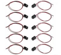 Lot de 5 modules de capteur photoélectrique pour Arduino PLC et intégration de relais avec résistance de traction 1K (3 mm à 25 cm)
