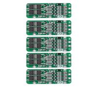 Lot de 5 modules de chargeur de batterie Li-ion 3S 20A BMS 18650 Li-ion, carte de protection BMS PCB 11,1 V 12 V 12,6 V