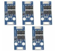 Lot de 5 modules PCM 16 A, protection de charge LiFePO4 1S 3,2 V | Substrat FR4 massif, bloque la surcharge de tension, contrôle précis du circuit, parfait pour les batteries 18650 et les