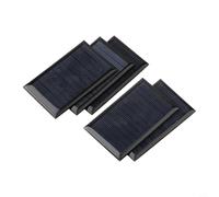 Lot de 5 modules photovoltaïques pour mini panneau solaire 6 V 70 mA pour projets d'éclairage domestique, congélation de l'eau, 72 x 45 mm