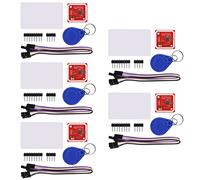 Lot de 5 modules RFID PN532 NFC NXP V3 - Kit utilisateur - Lecteur de communication proche - Kit I2C SPI HSU avec carte blanche S50 - Carte clé pour Raspberry Pi DIY