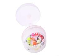 Lot de 5 mouches de pêche en cuivre au design réaliste | Effet fluorescent, attire les poissons dans des conditions de faible luminosité, hameçons barbelés, maintien sûr