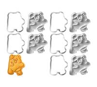 Lot de 5 moules à biscuits d'Halloween en forme d'ours pour pâtisserie