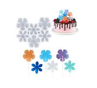 Lot de 5 moules à sucettes en silicone pour bonbons au chocolat, différentes formes, outil de décoration de gâteau d'anniversaire, moule à sucettes au chocolat, moules à bonbons ronds en silicone dur