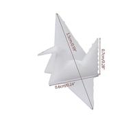 Lot De 5 Moules En Résine Époxy Pour Modélisation D'avion En Papier, Grue, Remplissage De Paysage, Diy-Fg