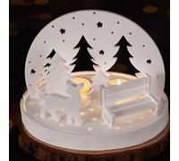 Lot de 5 moules en silicone pour Pâques - Maison de Pâques - Moule en silicone - Printemps - Arbre - Élan - Plâtre pour couler - Moules en silicone de Pâques - Bougeoir (A)