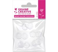 Lot De 5 Moules Silicone Pour Bijou "Feuille