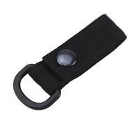 Lot de 5 mousquetons de ceinture en nylon avec anneaux en D - Sangle pour clé - Sangle de fixation pour ceinture de randonnée - Mousqueton pour ceinture - Clip de ceinture pour clés