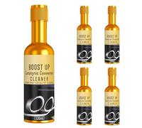 Lot de 5 nettoyants pour catalyseur, nettoyage immédiat et pratique des gaz d'échappement de voiture, moteur, turbocompresseur, catalyseur, convient pour essence, diesel, hybride - 120 ml