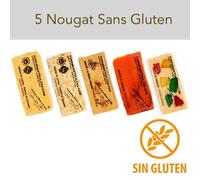 Lot de 5 nougats et artisans sans gluten - Turron espagnol