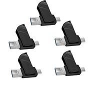 Lot de 5 Nouvelle clé USB de 16 Go de Type c Clé USB 3.0 Clé USB 3.0 3.0 Compatible OTG 3 en 1 Compatible avec Les appareils PC/Nouveau Mac/et Android (Type-C)