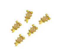 Lot de 5 ongles dorés clairs pour le Nouvel An Fortunes Strsestones