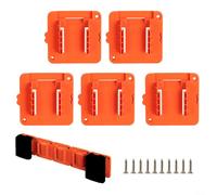 Lot de 5 organiseurs de piles 20 V compatibles avec les batteries LBXR20 LB20 - Prend en charge les écosystèmes d'outils électriques 20 V dans les magasins résidentiels et commerciaux